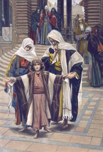 Jesús encontrado - Jesús encontrado - de La vida de nuestro Señor Jesucristo - 1899 por James Tissot - Jesús encontrado en el templo - La vida de nuestro Señor Jesucristo, por Jacques Joseph Tissot