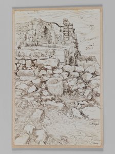 Pozo de Job, ilustración de La Vida de Nuestro Señor Jesucristo de James Jacques Joseph Tissot