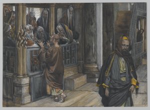Judas va a buscar a los judíos, ilustración de La vida de Nuestro Señor Jesucristo, 1886-94 de James Jacques Joseph Tissot