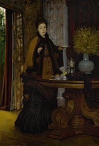 Le Goûter Té de la tarde, 1869 de James Jacques Joseph Tissot