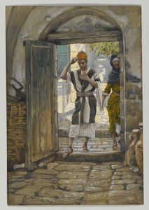 Al entrar en la casa, salúdala, ilustración de La vida de nuestro Señor Jesucristo de James Jacques Joseph Tissot