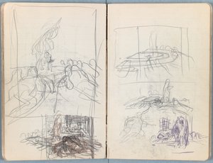 Páginas de un álbum de bocetos para La vida de Nuestro Señor Jesucristo, finales de 1880 de James Jacques Joseph Tissot