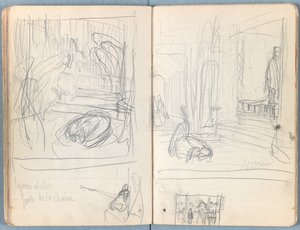 Páginas de un álbum de bocetos para La vida de nuestro Señor Jesucristo de James Jacques Joseph Tissot