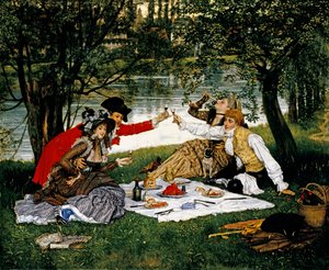 Partie Carree, 1870 de James Jacques Joseph Tissot