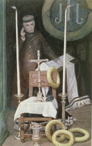 Retrato del Peregrino (Autorretrato), ilustración para La Vida de Cristo, c.1886-96