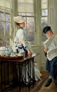 Leyendo las noticias de James Jacques Joseph Tissot