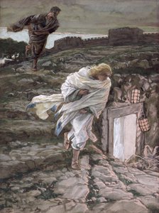 San Pedro y San Juan Corren a la Tumba, ilustración para La Vida de Cristo, c.1886-94 de James Jacques Joseph Tissot