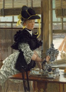 Té, 1872 de James Jacques Joseph Tissot