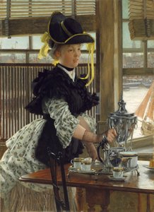 Té, 1872 de James Jacques Joseph Tissot