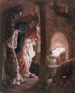 La Adoración de los Reyes Magos, ilustración para La Vida de Cristo, c.1886-94 de James Jacques Joseph Tissot