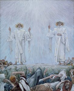 La ascensión, ilustración de La vida de Cristo de James Jacques Joseph Tissot