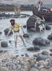 La llamada de San Santiago y San Juan, ilustración para La vida de Cristo, c.1886-94