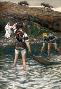 La Llamada de San Pedro y San Andrés, ilustración para La Vida de Cristo, c.1886-94