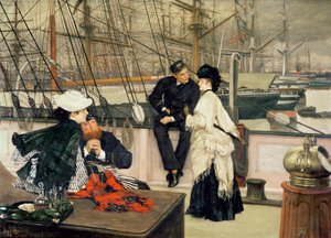 El capitán y el primer oficial, 1873 de James Jacques Joseph Tissot