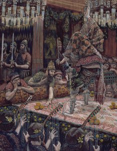 La hija de Herodías bailando, ilustración de La Vida de Cristo, c.1886-94 de James Jacques Joseph Tissot
