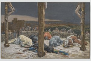 El terremoto, ilustración de La vida de nuestro Señor Jesucristo, 1886-94
