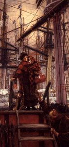 Los emigrantes, o Una mano amiga de James Jacques Joseph Tissot
