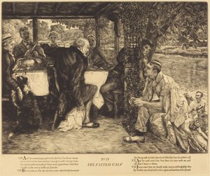 El becerro cebado de James Jacques Joseph Tissot