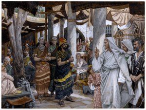 La curación del hijo del gobernante, ilustración para La vida de Cristo, c.1884-96 de James Jacques Joseph Tissot