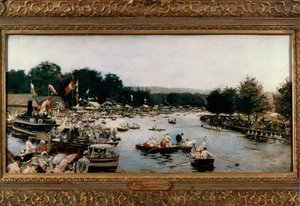 The Henley Regatta, c.1877 (pintura sobre lienzo) de James Jacques Joseph Tissot