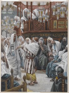 El hombre con la mano seca, ilustración de La vida de nuestro Señor Jesucristo de James Jacques Joseph Tissot