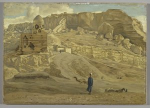 El Mokattam desde la Ciudadela de El Cairo, ilustración de La vida de nuestro Señor Jesucristo de James Jacques Joseph Tissot