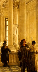 Las escaleras del norte en el Louvre