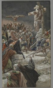 El perdón del buen ladrón, ilustración de La vida de nuestro Señor Jesucristo, 1886-94