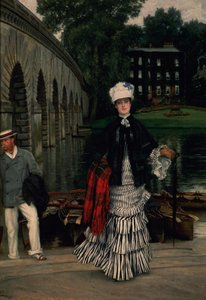 El regreso del viaje en bote, 1873 de James Jacques Joseph Tissot