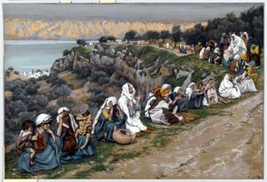 Los enfermos esperando que Jesús pase, ilustración para La vida de Cristo, c.1884-96 de James Jacques Joseph Tissot