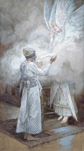 La Visión de Zacarías, ilustración para La Vida de Cristo, c.1886-94