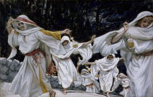 Las Vírgenes Prudentes, ilustración de La Vida de Cristo, c.1886-94 de James Jacques Joseph Tissot