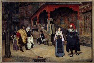 El encuentro de Fausto y Margarita (ilustración de 