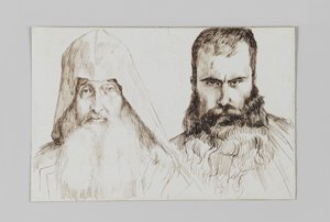 Tipos de hombres armenios en Jerusalén, ilustración de La vida de Nuestro Señor Jesucristo de James Jacques Joseph Tissot