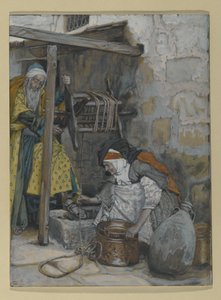 Zacarías y Isabel, ilustración para La Vida de Cristo, c.1886-94 de James Jacques Joseph Tissot