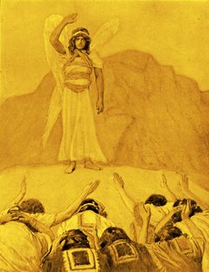 La reprensión del ángel de James Jacques Joseph after Tissot