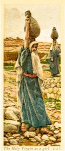 La Virgen Santa de niña - Biblia de James Jacques Joseph after Tissot