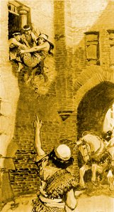 La muerte de Jezabel por J James Tissot - Biblia de James Jacques Joseph after Tissot