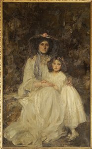 Lady Dickson-Poynder y su Hija Joan, c.1905 de James Jebusa Shannon