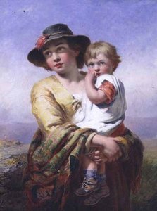 Madre e hijo de James John Hill