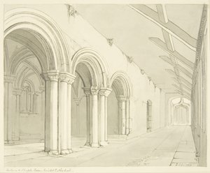 Entrada a la Sala Capitular de la Catedral de Bristol de James Johnson