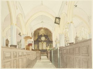 Interior de la Iglesia de San Pedro de James Johnson