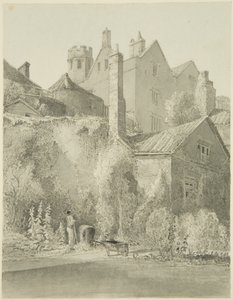 The White Lodge, visto desde el jardín de la Escuela de la Ciudad (Queen Elizabeth