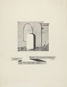 Misión La Purísima Concepción - Fin del muro del claustro de James Jones