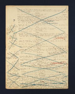 Manuscrito autógrafo del episodio 
