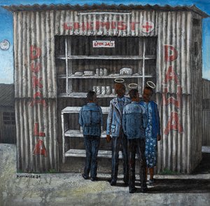 Halos en la farmacia de James Kamande