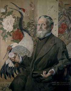 Retrato de Frank Brangwyn (1867-1956) (óleo sobre lienzo)