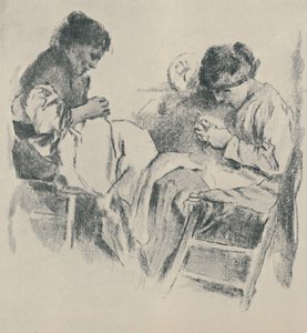 Costureras españolas, 1919 de James Kerr Lawson