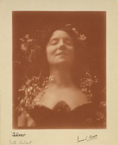 "Le Desir": retrato de Yvette Guilbert, 1896 de James L. Breese