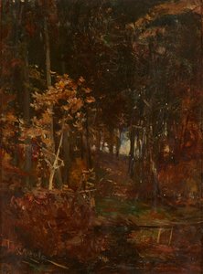 Un camino boscoso de James Lawton Wingate